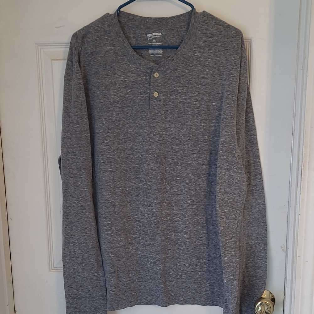Long Sleeve Gray Henley NWOT